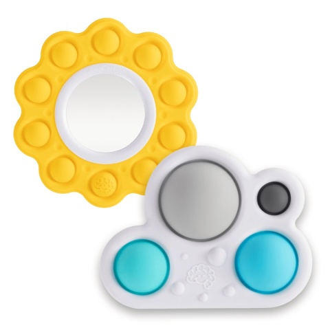 Dimpl Słoneczko i Chmurka Fat Brain Toy Co Bąbelki  dwa elementy