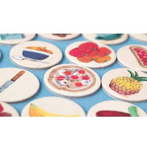 Gra obserwacyjna Londji Where is the Cheese? żetony z jedzeniem