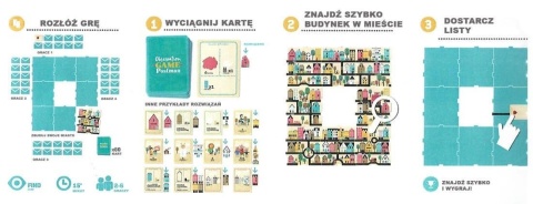 Gra obserwacyjna Londji Postman - Listonosz instrukacja po polsku