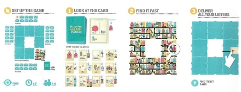 Gra obserwacyjna Londji Postman - Listonosz instrukcja po angielsku