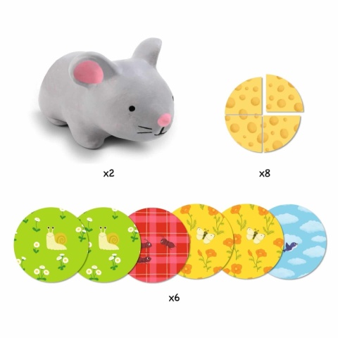 Gra planszowa Djeco Little Lucky zestaw