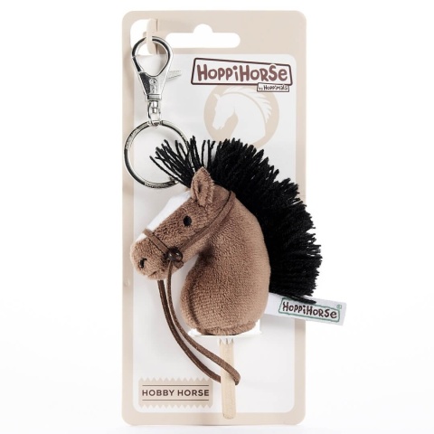 Gniady Breloczek HoppiHorse Maskotka Koń na kiju opakowanie