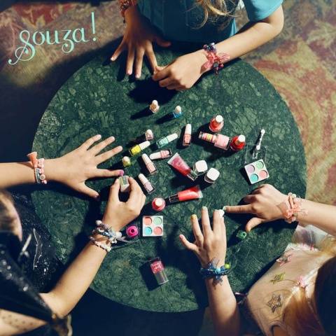 Zestaw Lakierów do Paznokci z Naklejkami dla Dzieci Souza! Jednorożec wiele kolorów