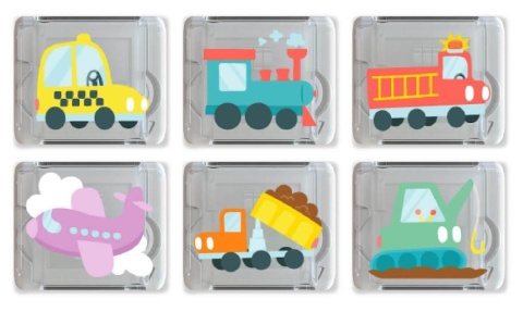 Kostki do kąpieli Glo Pals Pojazdy samolot