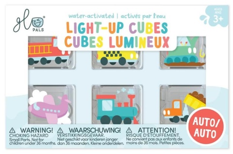 Kostki do kąpieli Glo Pals Pojazdy opakowanie