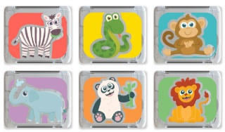 Kostki do kąpieli Glo Pals Zwierzątka