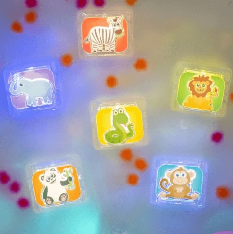 Kostki do kąpieli Glo Pals Zwierzątka zebra