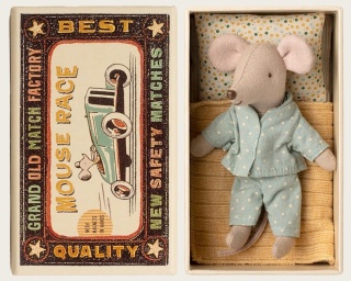 Myszka Maileg Młodszy Brat w Pudełku Zapałek