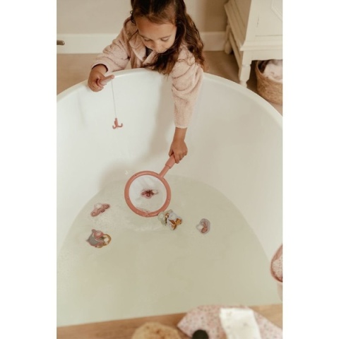 Łowienie Rybek Little Dutch Gra Zręcznościowa Różowa zabawa w wannie