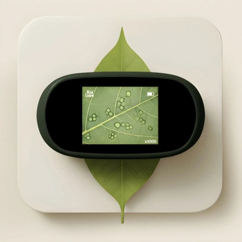 Mikroskop z funkcją lornetki KidLupe Zielony obraz