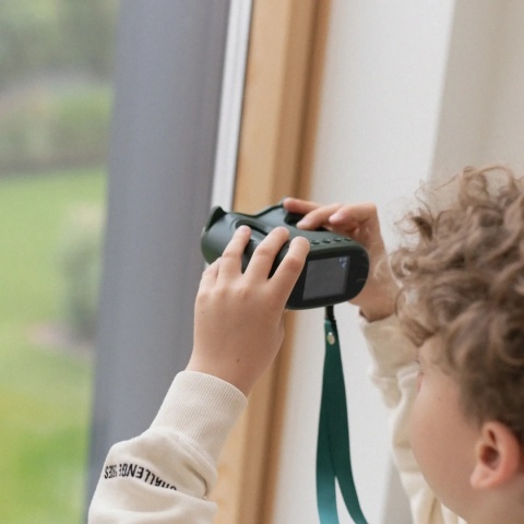 Mikroskop z funkcją lornetki KidLupe Zielony obserwowanie