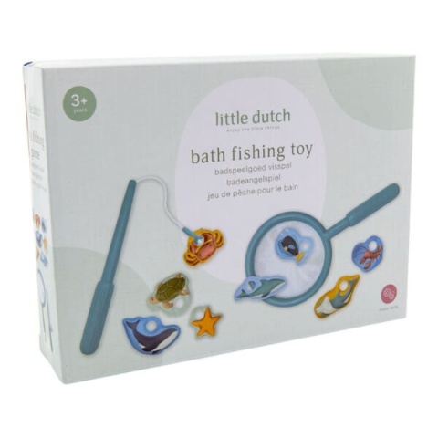 Łowienie Rybek Little Dutch Gra Zręcznościowa Błękitna opakowanie
