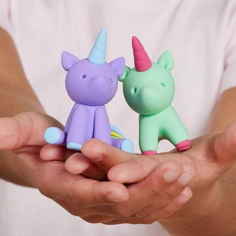 Plastyczna Przygoda Tiger Tribe Jednorożce fioletowy i miętowy