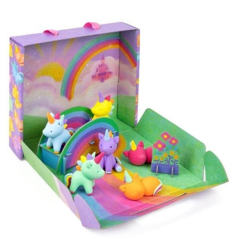 Plastyczna Przygoda Tiger Tribe Jednorożce z tęczą