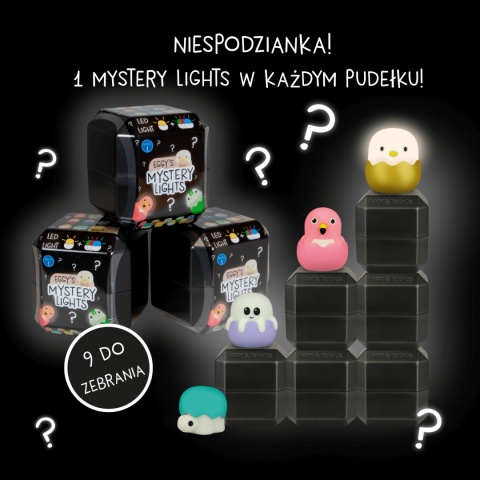 Mini lampki niespodzianki Eggy's Mystery Lights tajemnicze pudełko