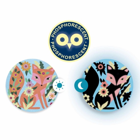 Zestaw artystyczny z piaskiem Djeco światła ogrodu obrazki pod wpływem światła