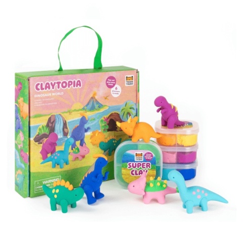 Plastyczna Przygoda Tiger Tribe Dinozaury cały zestaw