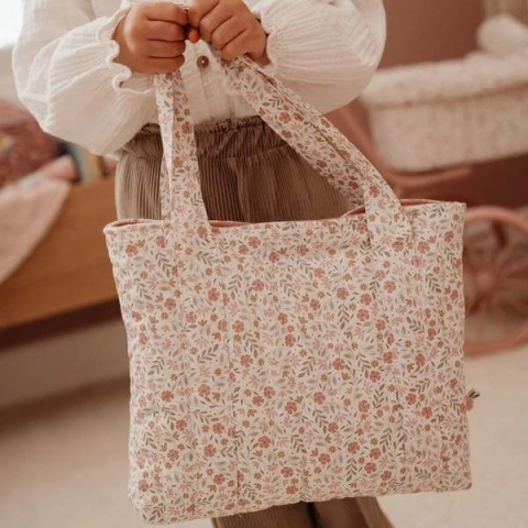 Torba na Pieluchy i Akcesoria dla Lalek Little Dutch torba w kwiatki