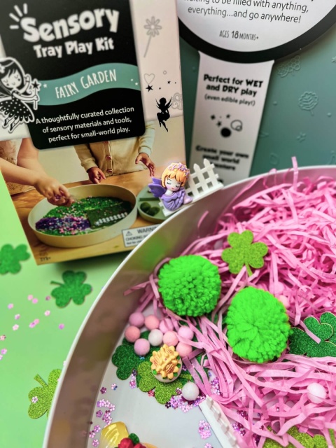 Wkład do tacki sensorycznej Play Tray Jellystone Zaczarowany Ogród pomponiki