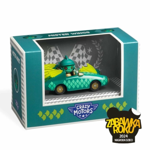 Wyścigówka Djeco Crazy Motors Mister Wings  w opakowaniu