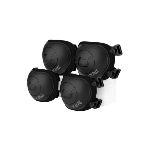 Zestaw Ochraniaczy dla dzieci SCOOTANDRIDE Black S lewa strona