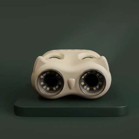 Beżowy Mikroskop z funkcją lornetki KidLupe przód