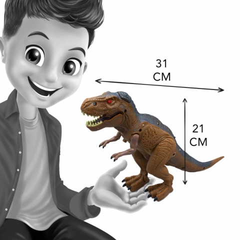 Dinozaur T-REX Buki zdalnie sterowany wymiar