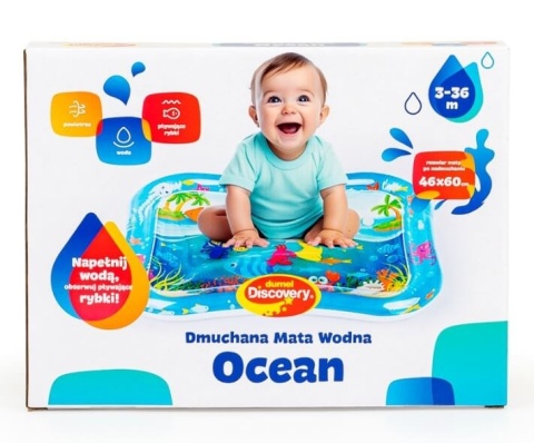 Dmuchana mata wodna Dumel ocean opakowanie przód