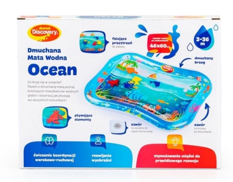 Dmuchana mata wodna Dumel ocean opakowanie tył