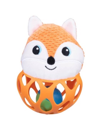 Grzechotka piłka BaliBaZoo lis