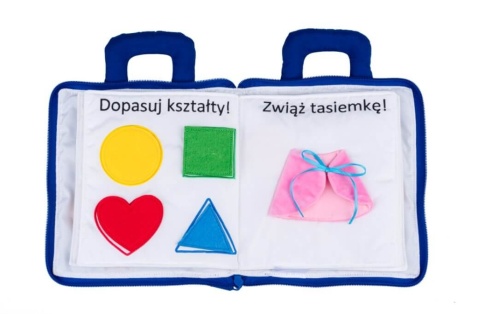 Książeczka malucha JollyBaby  wiązanie tasiemki
