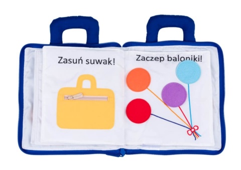 Książeczka malucha JollyBaby  zasuwanie suwaka