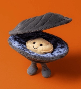 Maskotka Małża Jellycat Michelle przód