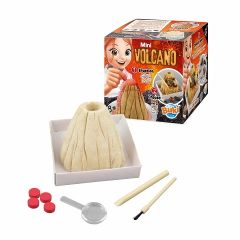 Mini wulkan Buki erupcja i odkopywanie zestaw
