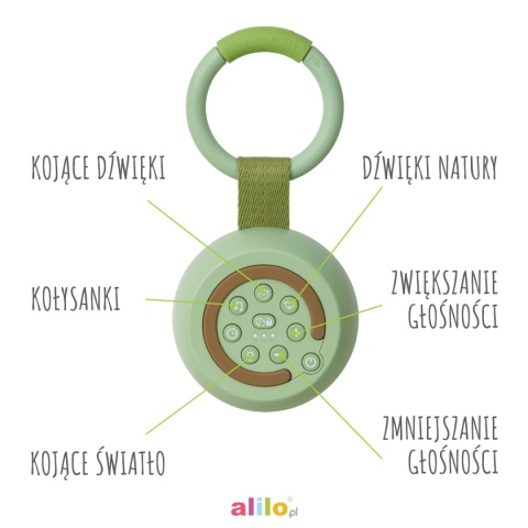 Odtwarzacz MP3 Alilo CocoNap W1 zielony zalety