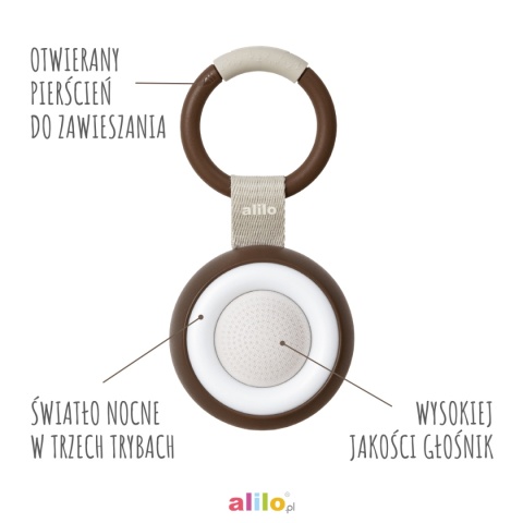 Odtwarzacz MP3 Alilo CocoNap W1 zielony lampka