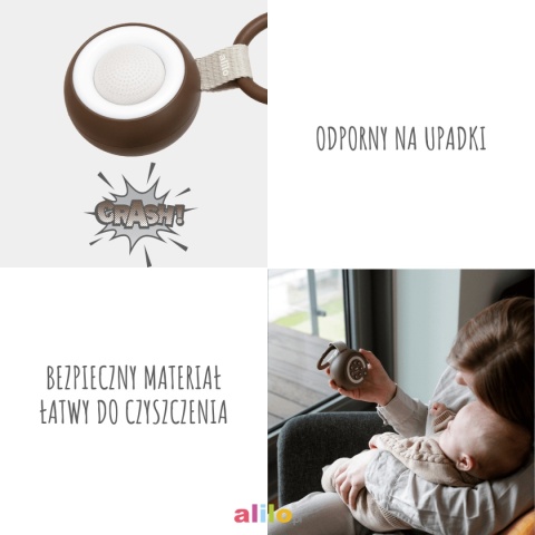 Odtwarzacz MP3 Alilo CocoNap W1 zielony bezpieczeństwo