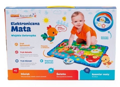 Elektroniczna Mata Wiejskie Zwierzątka Dumel opakowanie tył