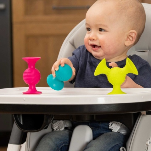 Przyssawki z grzechotką Fat Brain Toy Co.