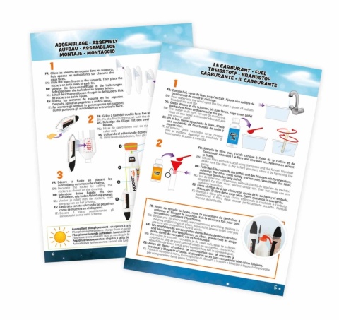 Rakieta do samodzielnego złożenia Buki bezpieczna nauka instrukcja