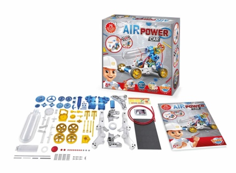 Samochód z napędem powietrznym Buki elementy zestawu