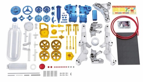 Samochód z napędem powietrznym Buki skład