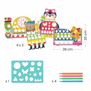 Szablony do malowania Djeco