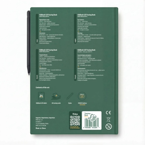 Tablet Graficzny KidLupe dinozaur tył