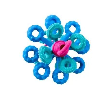 Zabawka sensoryczna MÖBI przeciąganiec gwiazdka bok