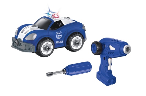 Zdalnie sterowany wóz policyjny Buki wiertarka do skręcania