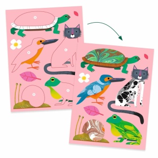 Zestaw artystyczny Djeco marmurkowe kolorowanie