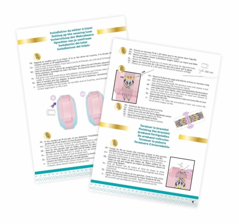 Zestaw do tworzenia bransoletek Buki tkanie z koralików intrukcja