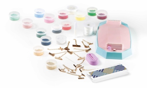 Zestaw do tworzenia bransoletek Buki tkanie z koralików co znajduje się w zestawie