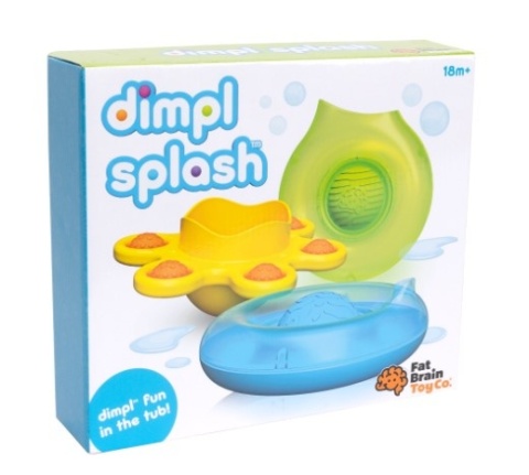 Zestaw zabawek kąpielowych Fat Brain Toy Co. z bąbelkami Dimpl opakowanie